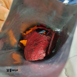 딜라이트 프로젝트 원물칩 2종 6ea(비트 믹스칩, 단호박 믹스칩) — 5점을 준 리뷰어가 2022년 4월 올린 사용 사진