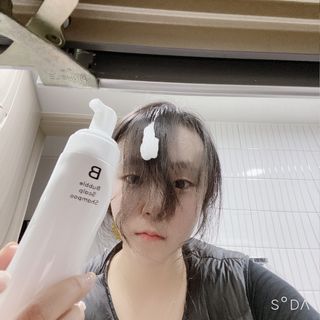 블룸비 거품 두피 샴푸 — 4점을 준 리뷰어가 2022년 6월 올린 사용 사진