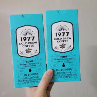 여우두마리 1977 콜드브루 스틱 더치커피 루후 커피팩토리 — 5점을 준 리뷰어가 2021년 2월 올린 사용 사진