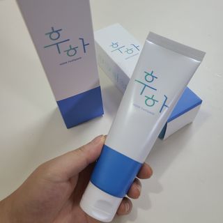 [심폐소생소] 무불소 임산부 천연 치약 — 5점을 준 리뷰어가 2021년 8월 올린 사용 사진