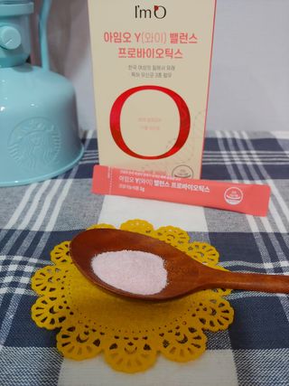 아임오 Y와이 밸런스 프로바이오틱스 30포 — 5점을 준 리뷰어가 2021년 9월 올린 사용 사진