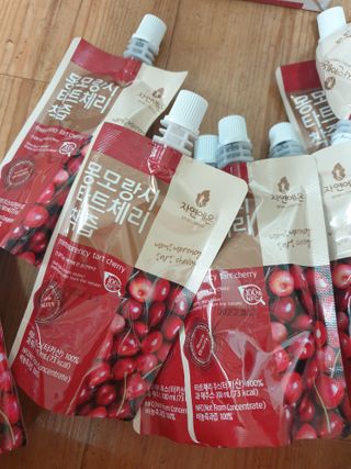 자연에온 몽모랑시 타트체리 착즙 100mL 10개입 2BOX — 5점을 준 리뷰어가 2020년 12월 올린 사용 사진