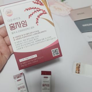 하루 1포로 콜레스테롤, 유산균, 고역가 소화효소까지 한번에 섭취! 다온바이오 홍자임 1개월분(30포) — 5점을 준 리뷰어가 2023년 2월 올린 사용 사진