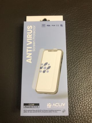 아클리브 Premium 항균 항바이러스 액정 보호필름(iPhone) — 5점을 준 리뷰어가 2022년 1월 올린 사용 사진
