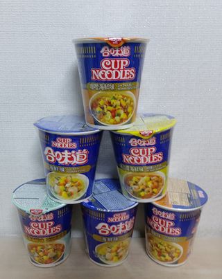 NISSIN 닛신 컵누들  4종 - 씨푸드오리지날, 씨푸드 스파이시, 씨푸드 커리, 씨푸드 XO소스 — 5점을 준 리뷰어가 2022년 11월 올린 사용 사진