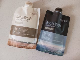 일일하우 슬리밍 플랜B 고소한 귀리맛, 진한 카카오맛 (체중조절식) — 4.5점을 준 리뷰어가 2023년 8월 올린 사용 사진