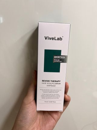 바이브랩 [탈모증상완화] 헤어라인 눈썹 두피앰플 — 5점을 준 리뷰어가 2022년 1월 올린 사용 사진