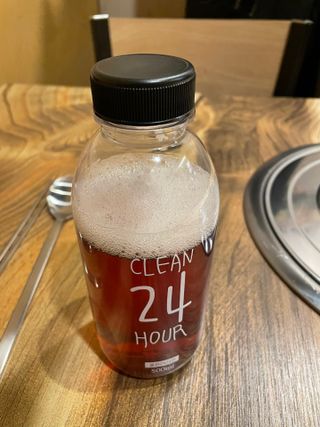 클린24시간 1BOX(5포) + 전용보틀(500ml) — 5점을 준 리뷰어가 2023년 2월 올린 사용 사진