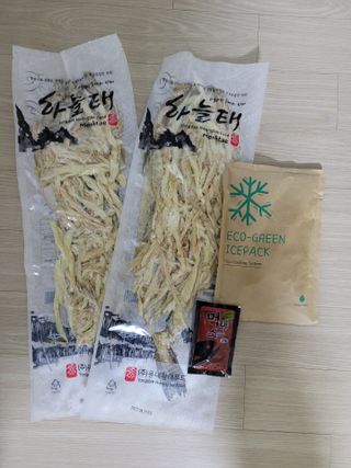 [오늘바스켓] 용대리 손질하늘태 130g — 5점을 준 리뷰어가 2021년 6월 올린 사용 사진