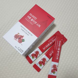 이너미인 석류 콜라겐 스틱 — 3점을 준 리뷰어가 2021년 1월 올린 사용 사진