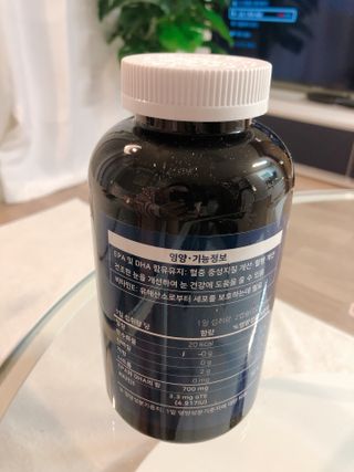 서울약사신협 Finepick_오메가365_1020mg x 365캡슐 — 5점을 준 리뷰어가 2021년 4월 올린 사용 사진