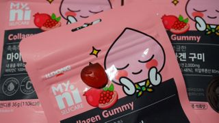 일동제약 마이니 마이니 늘씬날씬 콜라겐 세트 — 5점을 준 리뷰어가 2021년 2월 올린 사용 사진