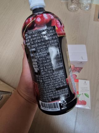 자연에온 몽모랑시 타트체리 3종 세트 구성 - 저분자콜라겐젤리, NFC 착즙주스 — 5점을 준 리뷰어가 2021년 7월 올린 사용 사진