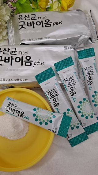 프리마인 유산균 국가지정연구소 선정, 살아있는 생유산균 200억 마리의 힘. 유산균n굿바이옴플러스 — 5점을 준 리뷰어가 2021년 9월 올린 사용 사진