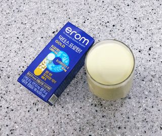 이롬 erom 닥터스 프로틴 골드 — 5점을 준 리뷰어가 2021년 4월 올린 사용 사진