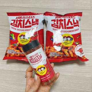 [서울시스터즈] 김치시즈닝 국내 최초 뿌려먹는 김치파우더 100g 1개+ 신제품 김치스낵 90g 2개 — 4.5점을 준 리뷰어가 2021년 8월 올린 사용 사진