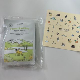 세뚜아(Cettua) [세뚜아] 포레스트 수딩 마스크 Cettual Forest  Soothing Mask 5매 — 5점을 준 리뷰어가 2024년 1월 올린 사용 사진