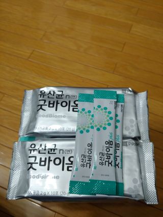 프리마인 유산균 국가지정연구소 선정, 살아있는 생유산균 200억 마리의 힘. 유산균n굿바이옴플러스 — 5점을 준 리뷰어가 2021년 9월 올린 사용 사진