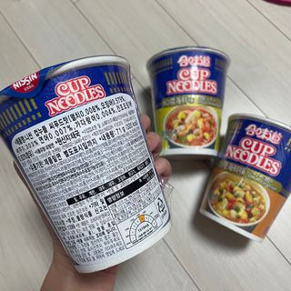 NISSIN 닛신 컵누들  4종 - 씨푸드오리지날, 씨푸드 스파이시, 씨푸드 커리, 씨푸드 XO소스 — 5점을 준 리뷰어가 2021년 11월 올린 사용 사진