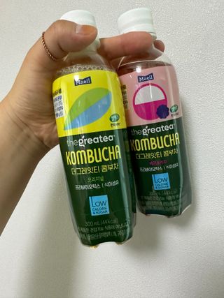 더그레잇티 콤부차 [매일유업] 더그레잇티 44kcal 콤부차 300ml *12개입 (오리지널 6개+베리리치 6개) — 5점을 준 리뷰어가 2023년 8월 올린 사용 사진
