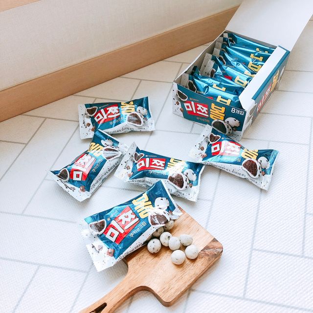 미쯔볼 쿠키앤크림 리뷰 사진
