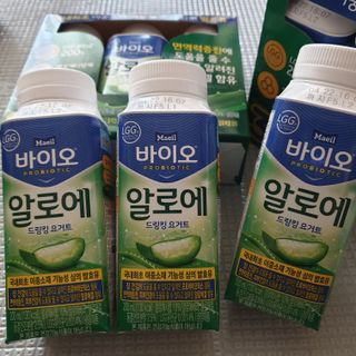 LIVE 매일바이오 알로에 드링킹 요거트 — 5점을 준 리뷰어가 2022년 4월 올린 사용 사진