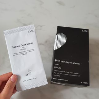 [이즈라이프코스메틱] 퍼퓸 드라이어 시트 히노끼향  or 블랑향 2중 택1 30매 — 5점을 준 리뷰어가 2021년 5월 올린 사용 사진