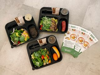 참살이도시락 작심삼일 샐러드도시락 3개 맛보기 새벽배송 또는 택배배송 — 5점을 준 리뷰어가 2021년 8월 올린 사용 사진