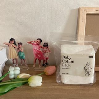 디어엘로디 프리미엄 유기농 베이비 솜티슈 40매 3 + 1 PACK — 5점을 준 리뷰어가 2021년 3월 올린 사용 사진