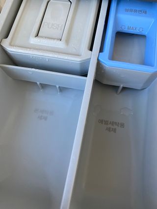 (주)바른양품 바른양품 친환경 세탁세제 1L — 5점을 준 리뷰어가 2022년 1월 올린 사용 사진