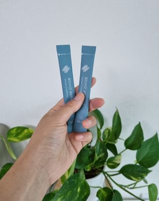 클린24시간 슬림앤유산균 1박스 (3.5g X 15포) — 3점을 준 리뷰어가 2022년 7월 올린 사용 사진