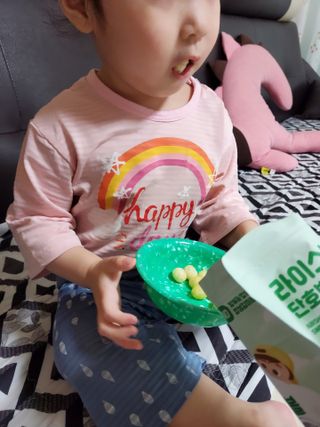 아비삭라이스볼 3종 /딸기,후르츠,단호박 — 5점을 준 리뷰어가 2021년 5월 올린 사용 사진