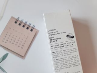 라비오라 레몬 허니 브라이트닝 워시오프 팩 100g — 4.5점을 준 리뷰어가 2022년 7월 올린 사용 사진