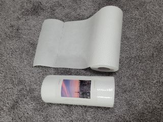 부직포나라 중금속유해물질ZERO 뜯어쓰는 주방 일회용수세미 60매 2매 — 1점을 준 리뷰어가 2022년 9월 올린 사용 사진