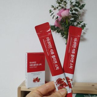 이너미인 석류 콜라겐 스틱 — 5점을 준 리뷰어가 2021년 1월 올린 사용 사진