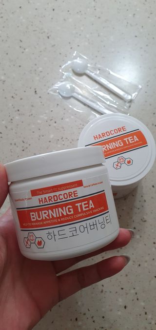 뉴트리션팩토리 하드코어버닝티 오리지널 — 5점을 준 리뷰어가 2021년 9월 올린 사용 사진