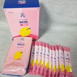 비타앤C 레몬맛, 망고맛 — 5점을 준 리뷰어가 2021년 4월 올린 사용 사진