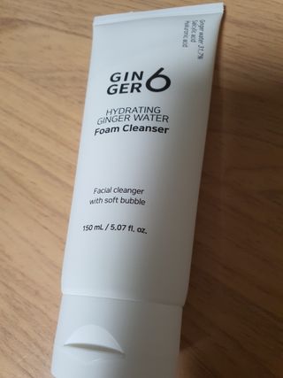 GINGER6 하이드레이팅 진저 워터 폼클렌징 — 4점을 준 리뷰어가 2021년 9월 올린 사용 사진