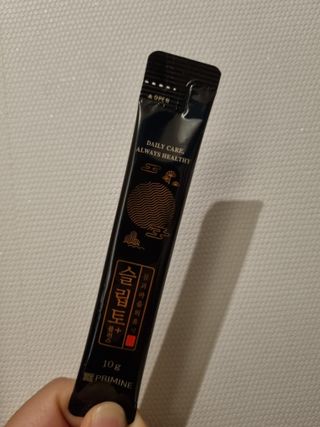 프리마인 자체 기업부설 연구소에서 찾아낸 건강한 수면의 비밀.  슬립토 플러스 30포 — 5점을 준 리뷰어가 2023년 4월 올린 사용 사진