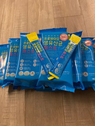 헬스업 핼스업 프로바이오 생유산균 퍼스트 — 5점을 준 리뷰어가 2021년 1월 올린 사용 사진