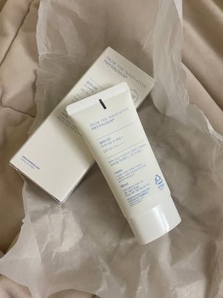 보타니티 촉촉수분자차 아쿠아핏 선 에센스 50ml + 보송톤업자차 징크 선 로션 50ml SPF50+ PA++++ (4/25) — 3.5점을 준 리뷰어가 2022년 4월 올린 사용 사진