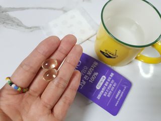 아임오 그날 전 보라지유 100퍼센트 + 아임오 유기농 순면 롱 팬티라이너 20P + 쿠폰북 — 5점을 준 리뷰어가 2021년 7월 올린 사용 사진