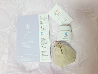 AYU25[아유트웬티파이브]다마스크로즈워터 베이스 천연 수분 촉촉 크림 — 5점을 준 리뷰어가 2021년 4월 올린 사용 사진