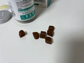 랩솔루션 강아지 영양제 3종 중 택 1 — 5점을 준 리뷰어가 2022년 6월 올린 사용 사진