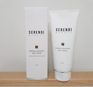 세렌디뷰티 퓨어델라 부스팅 바디크림 — 5점을 준 리뷰어가 2021년 7월 올린 사용 사진