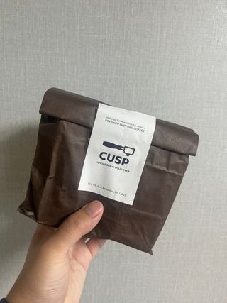 커스프 드립백 커피 G1원두 버라이어티팩 12g 12개입 — 5점을 준 리뷰어가 2022년 9월 올린 사용 사진