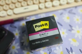 [3M] 포스트잇 점착메모지 강한점착용 노트654 심플리서린 5패드 430매 — 5점을 준 리뷰어가 2024년 9월 올린 사용 사진