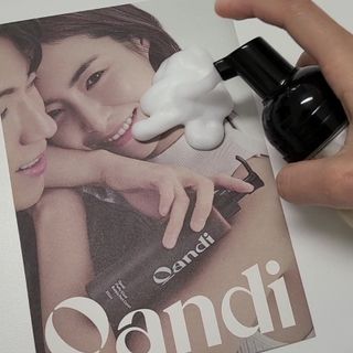 헤어플러스 콴디 아침세안제 폼클렌징 퓨어 어니스티 모닝클렌저 — 5점을 준 리뷰어가 2021년 3월 올린 사용 사진