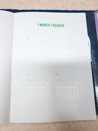 리훈 2023년 아이라이크 모눈 다이어리 미니달력 세트 — 5점을 준 리뷰어가 2022년 12월 올린 사용 사진
