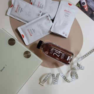 클린24시간 1BOX(5포) + 전용보틀(500ml) — 5점을 준 리뷰어가 2022년 10월 올린 사용 사진